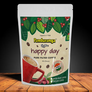 Happy Day Grand Aroma Pure Coffee Without Chicory (for Black Coffee/With milk consumers)