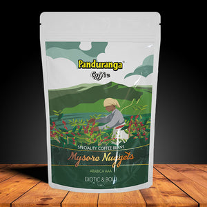 Mysore Nuggets AAA Pure Coffee Without Chicory (for Black coffee)